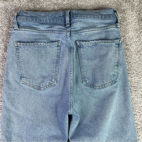 Agolde Nico High Rise Slim Jean in Cliffside Women’s 26 Blue Skinny Button Fly - Picture 5 of 13